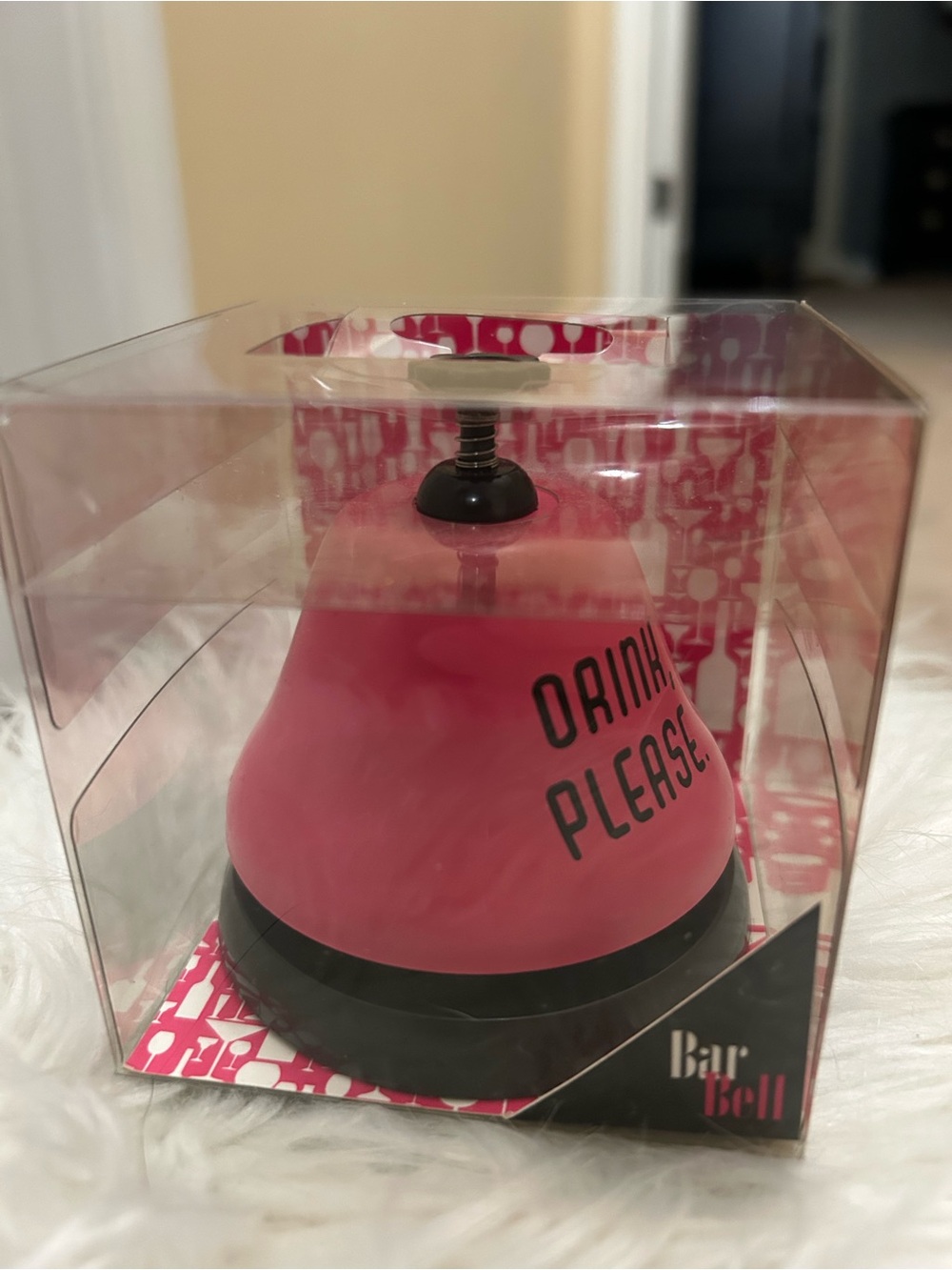 Novelty Pink Bar Bell